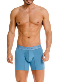 BOXER MEDIO TEAL ALGODÓN