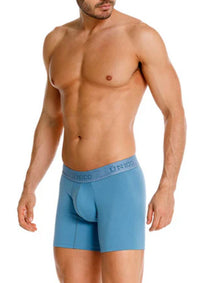 BOXER MEDIO TEAL ALGODÓN
