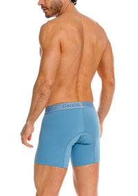 BOXER MEDIO TEAL ALGODÓN