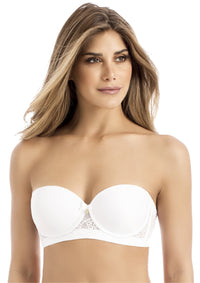 Strapless · Realce incorporado · Encaje Copa B y C