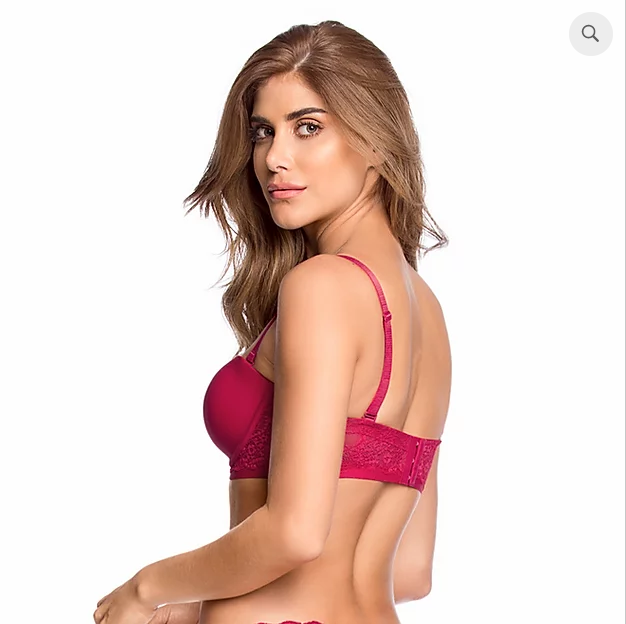 Strapless · Realce incorporado · Encaje Copa B y C