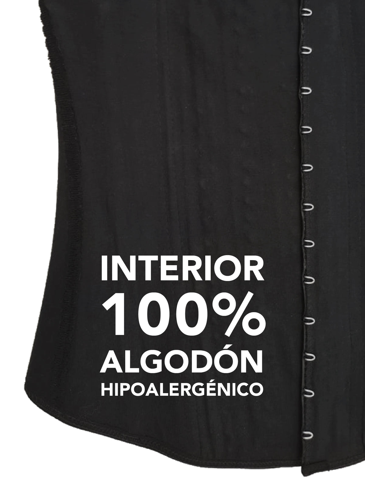 AMAZING WAIST TRAINER Entrenador de cintura Látex Colombiano Negro - evoZZe