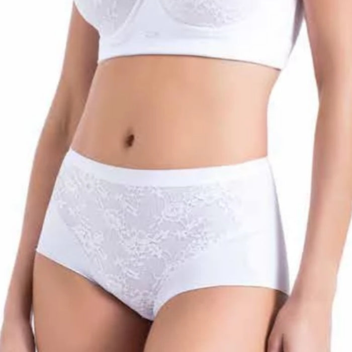 Calzón Faja  Diseño  Máximo Control  Blanco