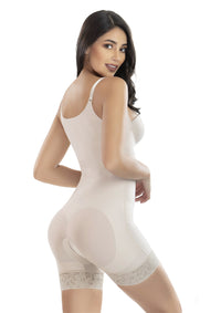 Body Faja Tipo Bóxer Encaje Siliconado Premium Smart Secret