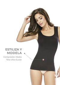 Conquista Miradas Con Nuestra Camiseta Reductora Tirantes Anchos