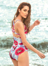 Traje de Baño Reductor Estampado