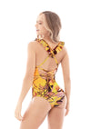 Vestido de baño entero estampado