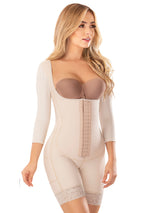 Faja powernet postoperatoria manga larga tipo short