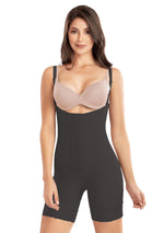 Faja Powernet postoperatoria tipo short y tirantes delgados