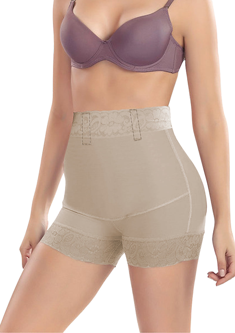 Faja Colombiana Calzón Levantacola Beige STA-0322 MyD - Mujeron