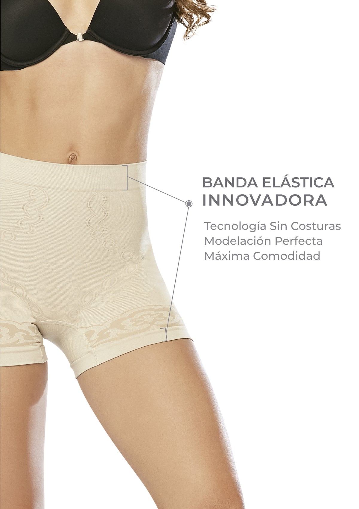 SLIM FIT Boxer Faja Levanta Cola Seamless