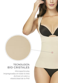 Camiseta Bajo Busto Reductora Colombiana Se adapta a ti sin enrollarse