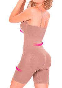 Body Short Sobrebusto Sin Costuras super Levantacola 100% Colombiano