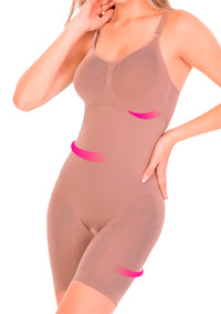 Body Short Sobrebusto Sin Costuras super Levantacola 100% Colombiano