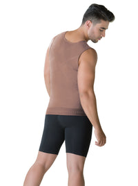 Faja Hombre Reductora Evozze tipo Chaleco y/o Camiseta con Cierre y Powernet REF 4005