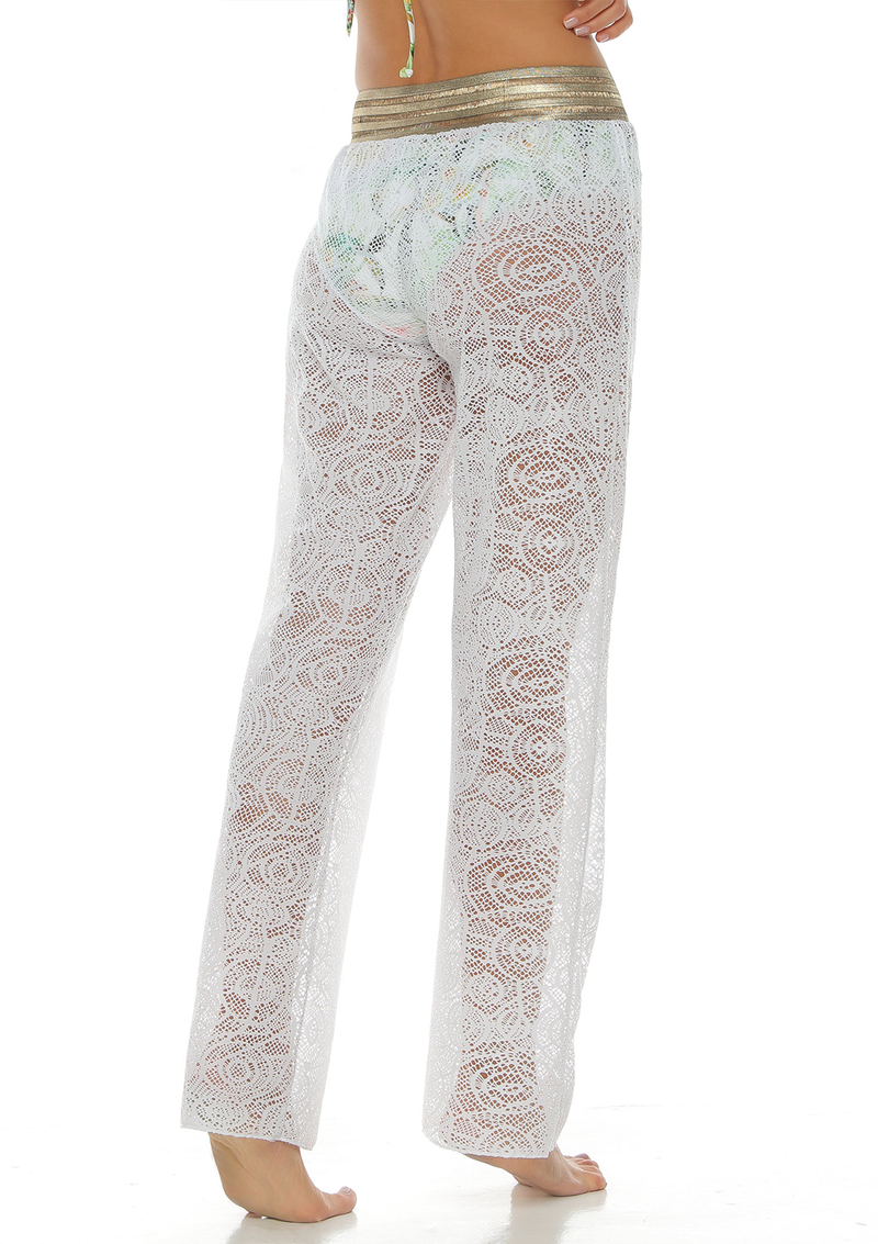 Pantalón playero blanco - evoZZe