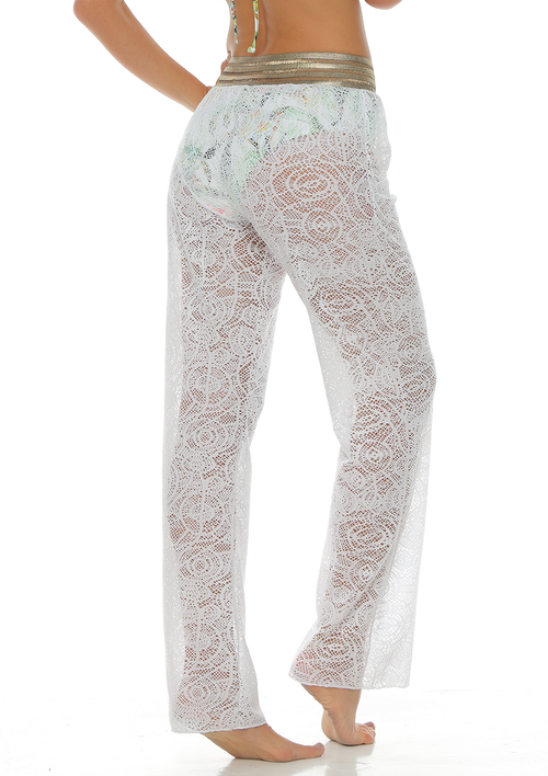 Pantalón playero blanco - evoZZe