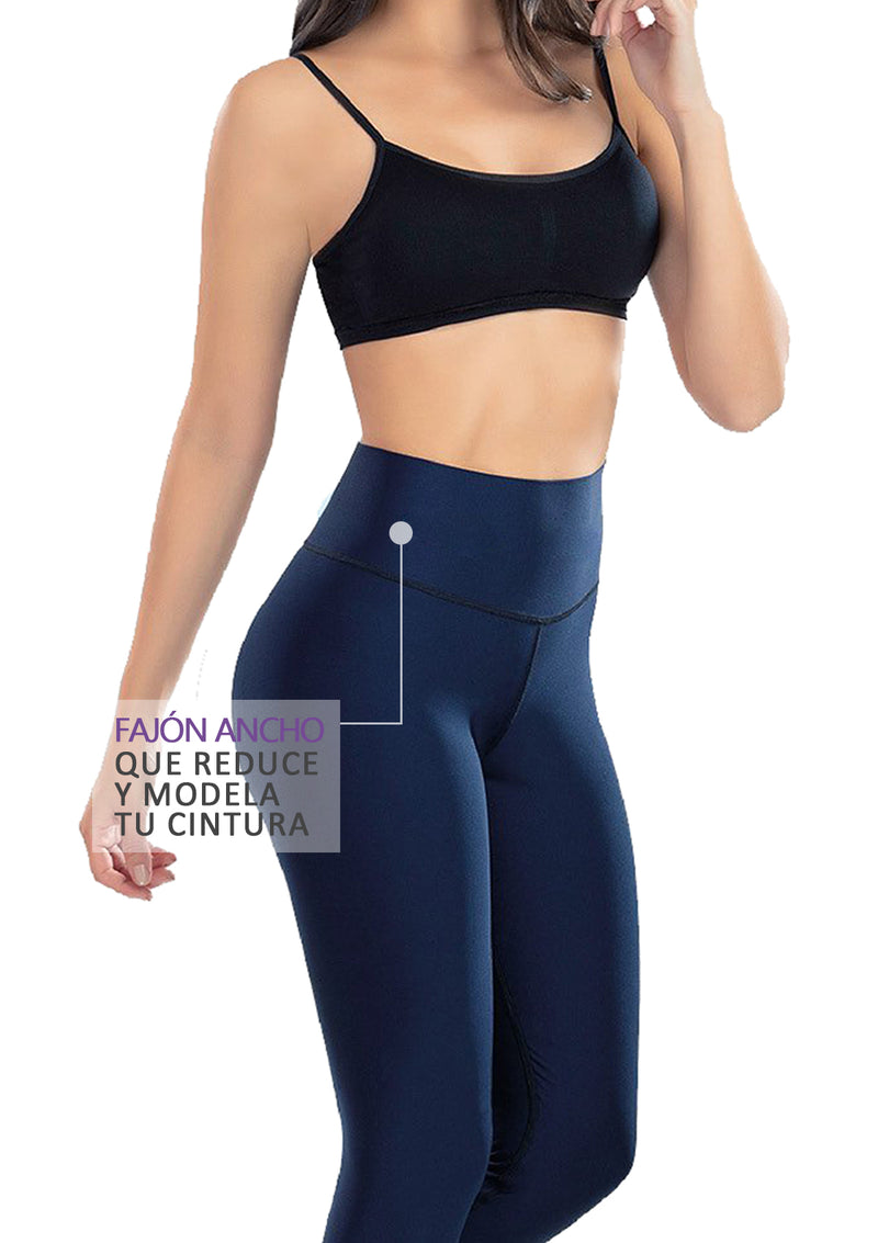 Calza EFECTO UP Deportiva  Pretina NON DISPLACE REF 7018