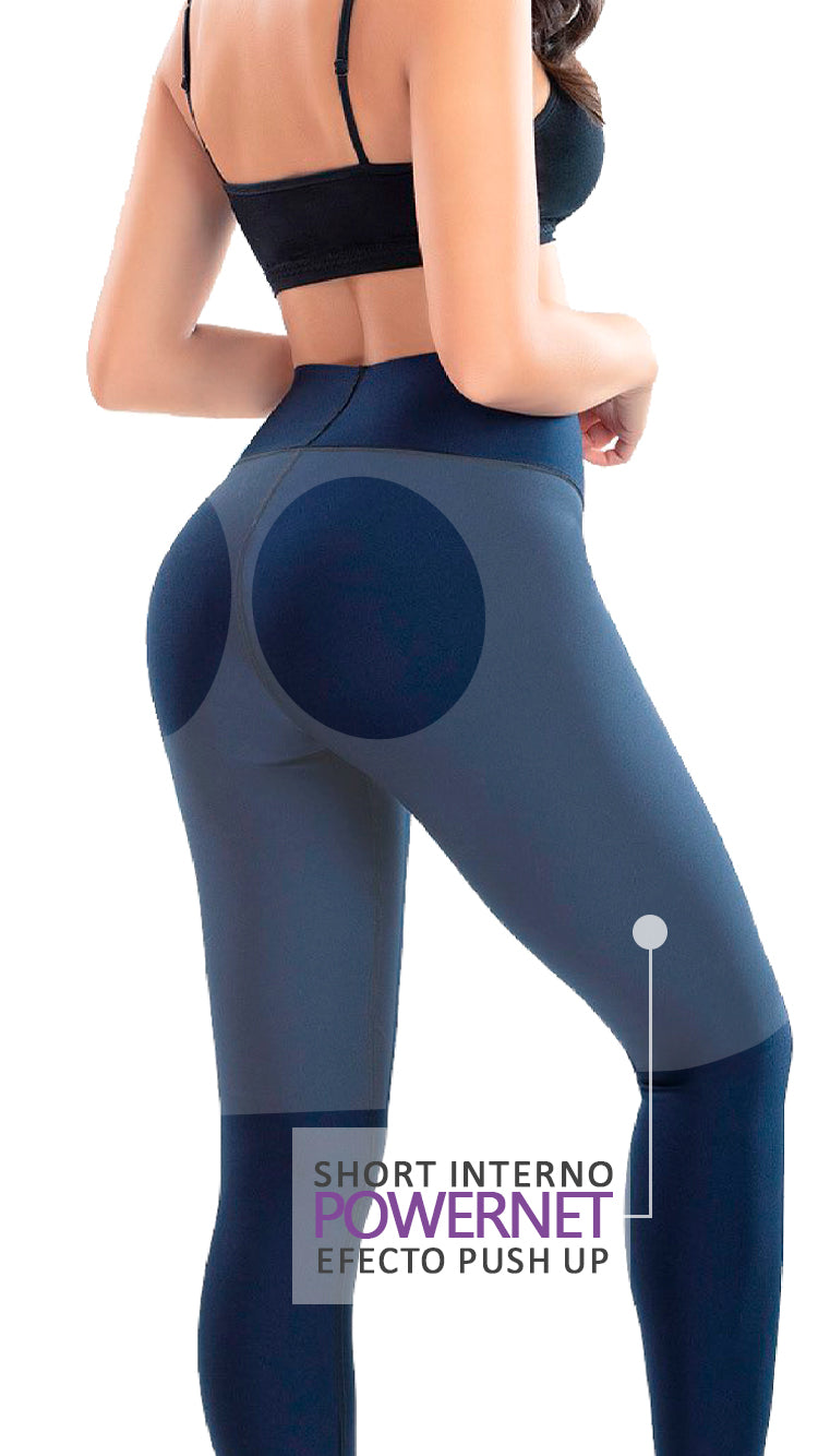 Calza EFECTO UP Deportiva  Pretina NON DISPLACE REF 7018