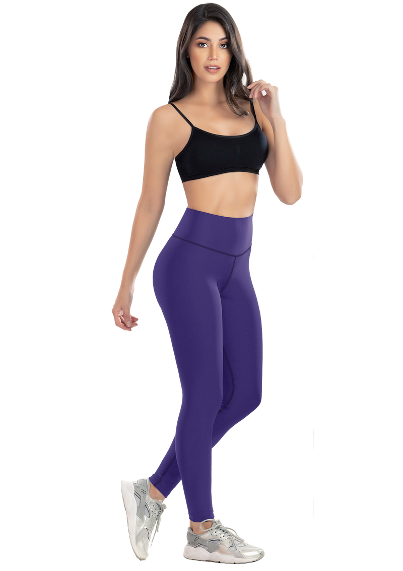 Calza Tipo Leggings Deportiva con FAJÓN colores