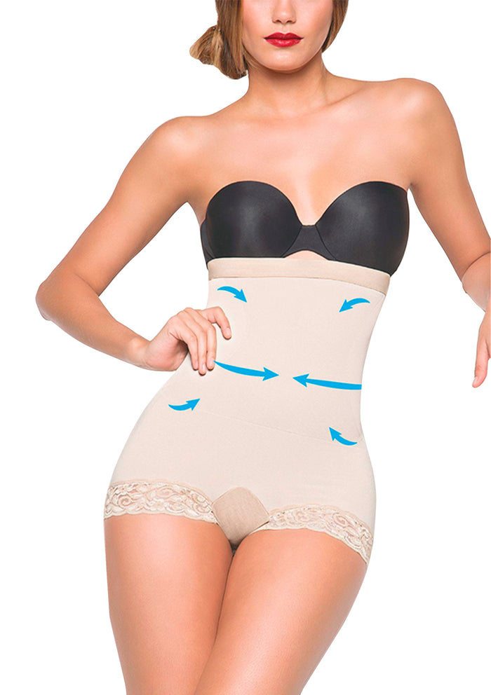Boxer Cinturilla Seamless con Broches Perineal - evozze
