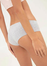 Pack 3 Calzón Algodón Trio Top Model Gris