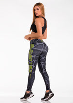 Leggings Deportivo Black Membrana