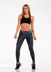 Leggings Deportivo Black Membrana