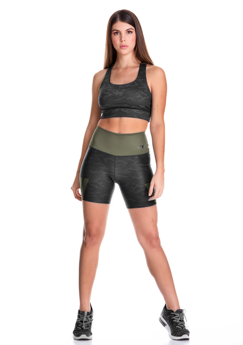 Short Camu Green