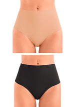 Pack X2 Colaless Faja Invisible Beige y Negro