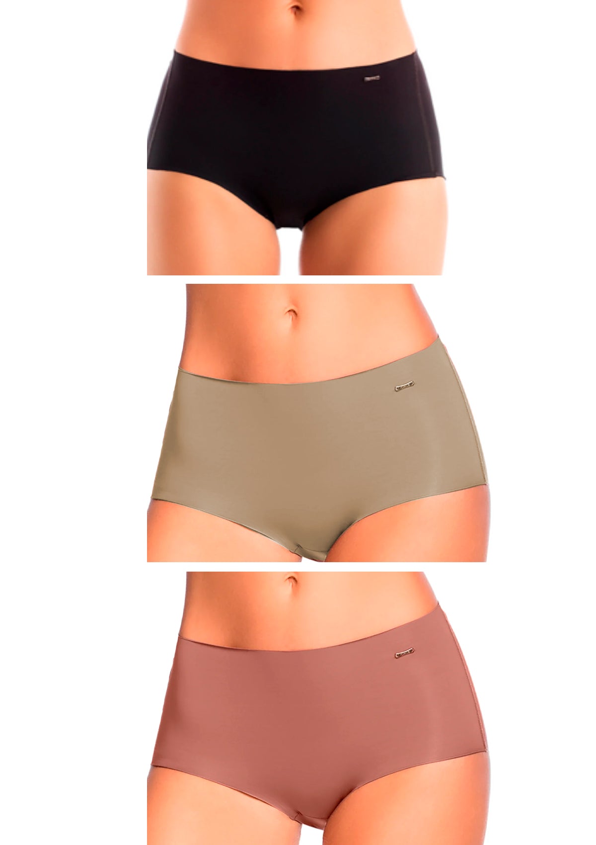 Pack X3 HIP COVERED  Pantaleta Faja Invisible