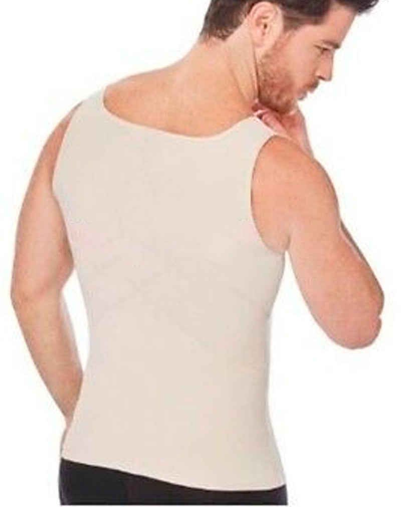 Faja chaleco para hombre Control Alto Beige