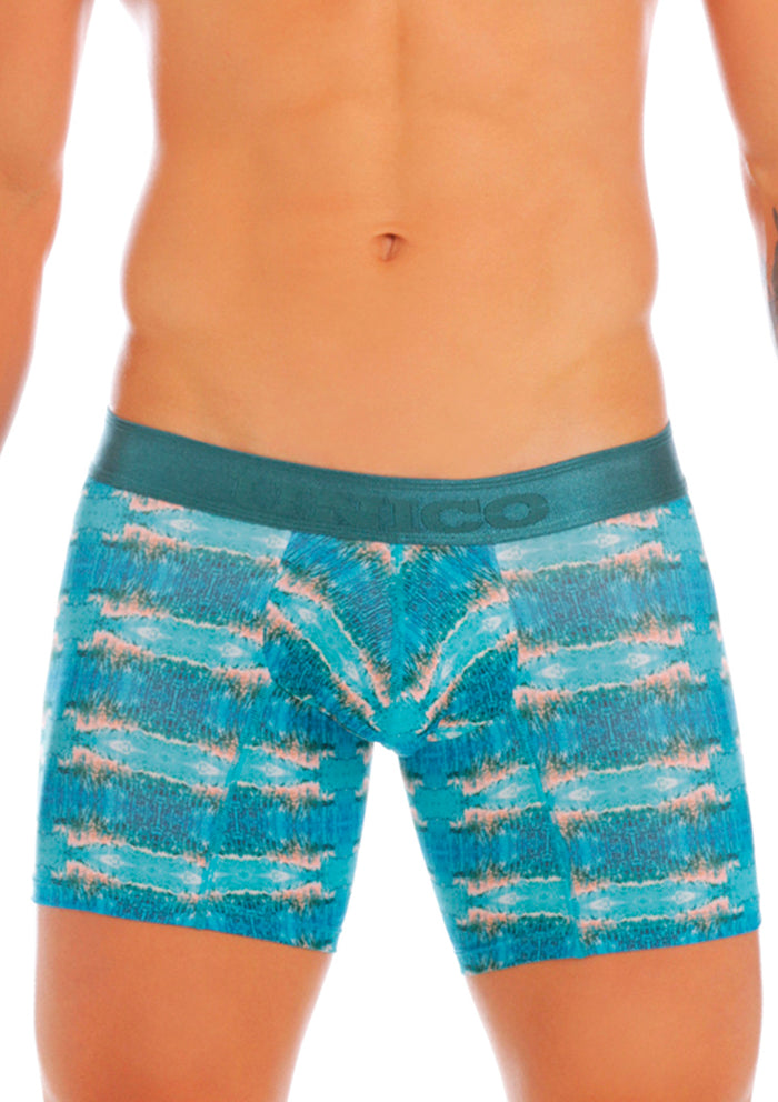 BOXER MEDIO WATERFRONT ESTAMPADO MICROFIBRA