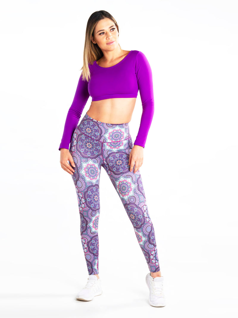 Calza Tipo Leggings Reductora POWER SLIM Cosmo Violeta