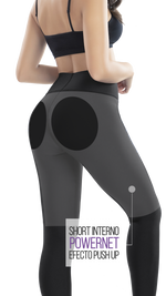 Calza EFECTO UP Deportiva  Pretina NON DISPLACE REF 7018
