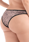 Panty con cortes laterales Caramelo