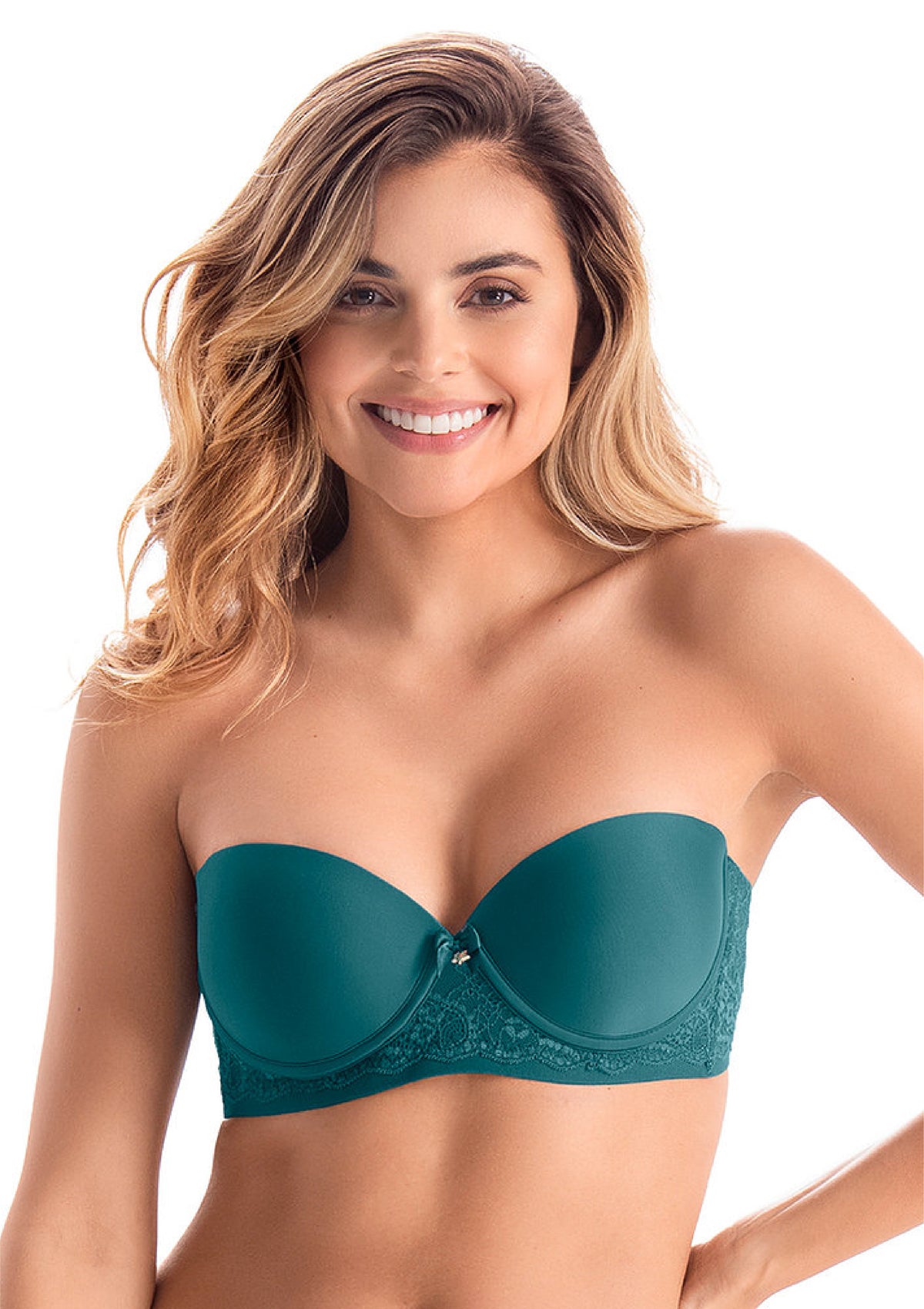 Strapless · Realce Incorporado · Encaje Copa B y C