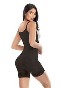 Body Faja Tipo Bóxer Encaje Siliconado Premium Smart Secret