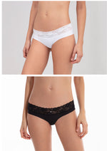 Pack x2 Colette Blanco y Negro