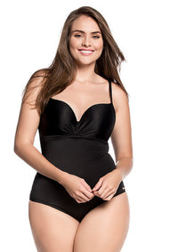 Traje de baño entero control abdomen