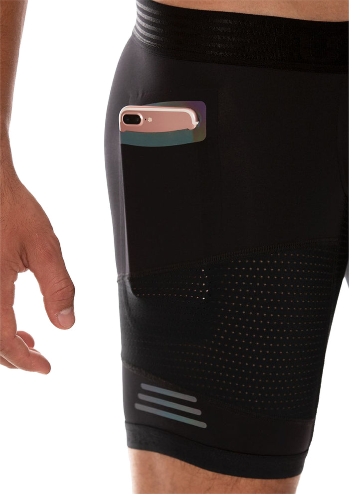 BOXER COPA MEDIO RUNNER BLACK MICROFIBRA