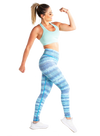 Calza Tipo Leggings Reductora POWER SLIM Cobra Azul Ref.: 7035e